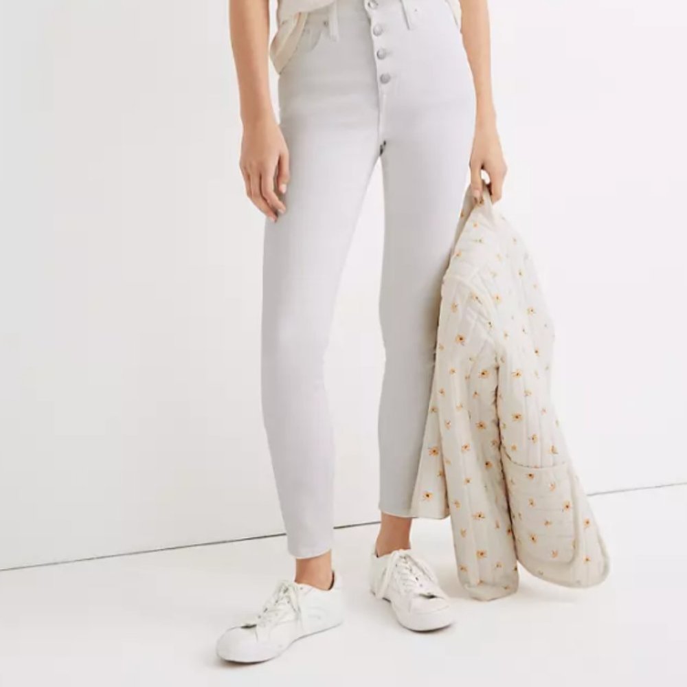 NWT Madewell 10" High-Rise Skinny Crop Jeans